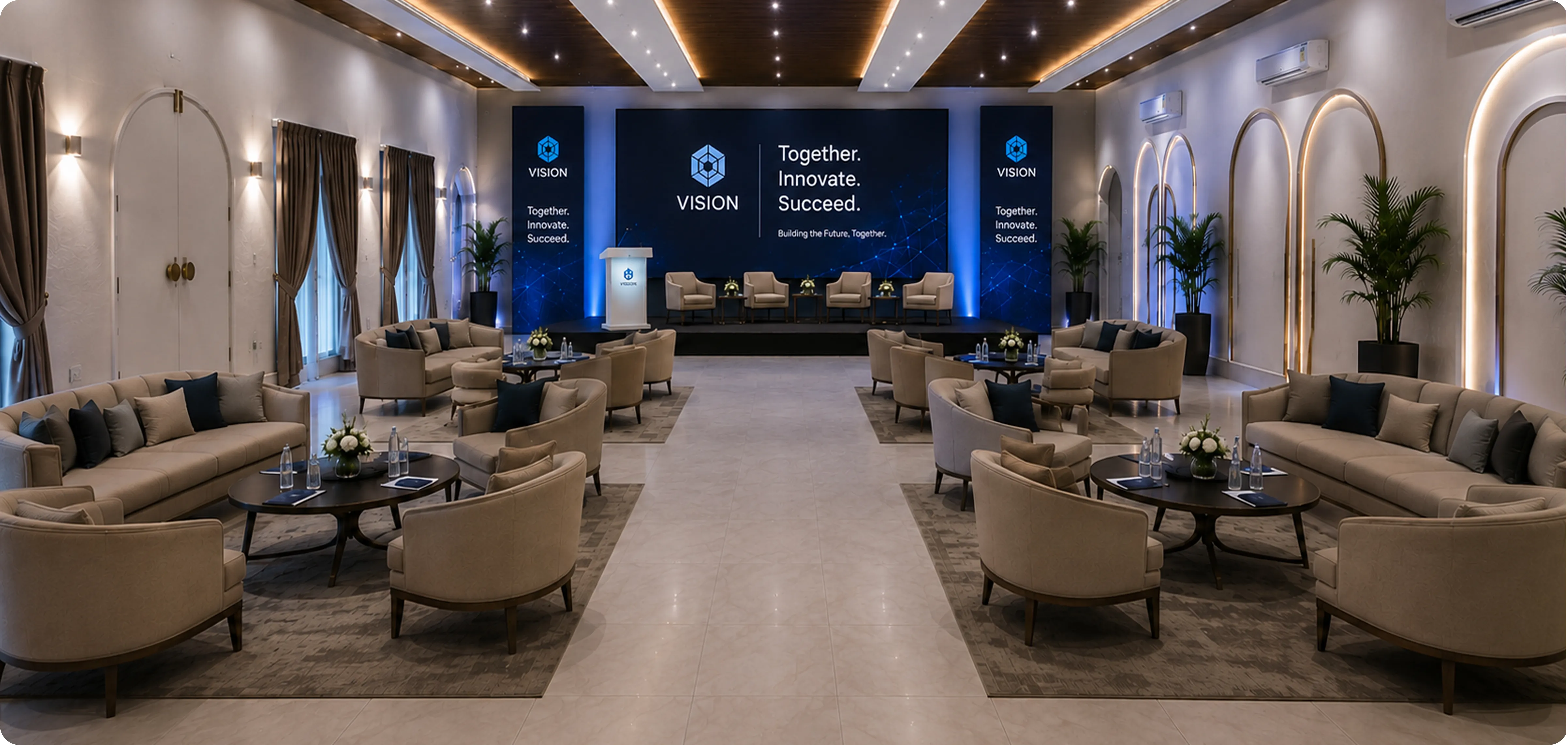 The Grand Pavillion banquet hall